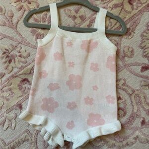 Charming Pink Floral baby Bodysuit
